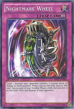 1x (EX) Nightmare Wheel - BP01-EN096 - Starfoil Rare - 1st Edition YuGiOh - Image 1