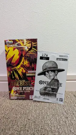 One Piece Card Game THE BEST Vol.2 Booster Box and Promo Pack Sealed Japan - Image 1