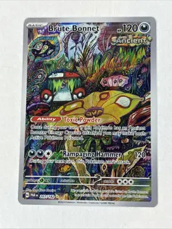Pokemon TCG Brute Bonnet Illustration Rare Holo Card 207/182 Sv04: Paradox Rift - Image 1
