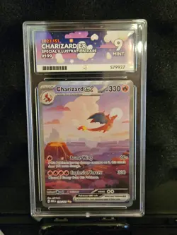 Pokemon TCG Charizard EX Card 199/165 Sir Scarlet & Violet 151 Series Ace 9 - Image 1