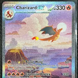 Charizard ex 199/165 SIR Pokemon Card English Scarlet & Violet 151 TCG CCG - Image 4