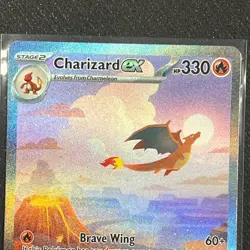 Charizard EX 199/165 SIR Pokemon Card English Scarlet & Violet 151 TCG CCG - Image 4