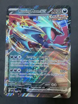 Roaring Moon EX 067 Jumbo Oversized Black Star Promo SVP Pokemon Card Holo - Image 1