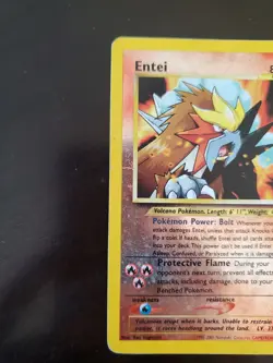 Pokemon Entei Black Star Promos #34 Reverse Holo (Damaged) - Image 3