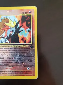 Pokemon Entei Black Star Promos #34 Reverse Holo (Damaged) - Image 4