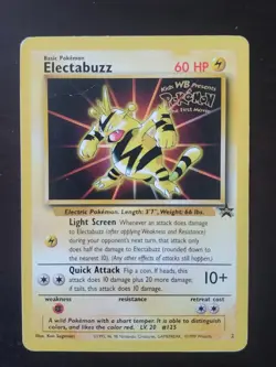 Pokemon Electabuzz Black Star Promos #2 - Image 1