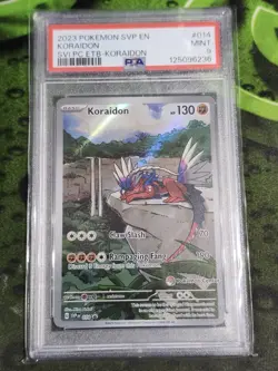 Koraidon Pokemon Center Etb Promo Svp 014 Psa 9 - Image 1
