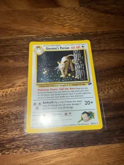 Pokemon TCG Giovanni's Persian 8/132 Gym Challenge Holo Rare Unlimited - Image 3