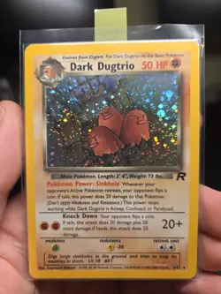 Dark Dugtrio 6/82 HOLO Rare Team Rocket WOTC 2000 Pokemon Card Near Mint - Image 4