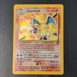 Pokemon TCG Charizard Base Set 2 004/130 120 HP Holo Rare Holo English - Image 1