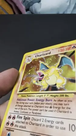 Pokemon TCG Charizard Base Set 2 004/130 120 HP Holo Rare Holo English - Image 2