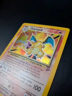 Pokemon TCG Charizard Base Set 2 004/130 120 HP Holo Rare Holo English - Image 5
