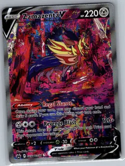 Zamazenta V GG54/GG70 Crown Zenith: Galarian Gallery - Pokemon Card - NM - Image 1
