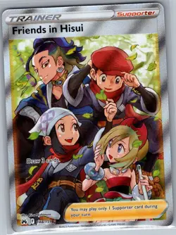 Friends in Hisui (Full Art) 148/159 Crown Zenith - Pokemon Card - NM - Image 1