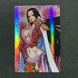 S4201 Super Rare Boa Hancock Holo Japanese One Piece Our Memories Card D28 - Image 1