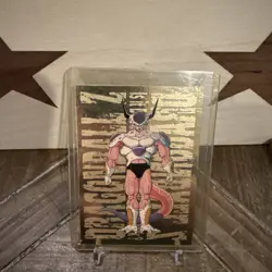 FRIEZA 1999 DRAGONBALL Z Gold Foil Card #G-9 EXC. VINTAGE DBZ 🔥 🔥 - Image 1