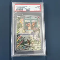 2023 Pokemon TCG Charmander #044 OBSIDIAN FLAMES ETB Promo Card PSA 10 - Image 1