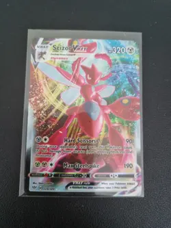 Pokemon TCG Card Darkness Ablaze Ultra Rare Holo Scizor VMax 119/189 - Image 1