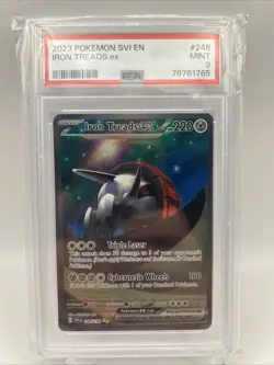 [PSA 9] Iron Treads EX 248/198 Scarlet Violet Base Pokemon TCG 2023 SIR - Image 1