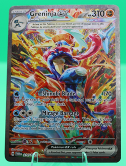 2024 Pokemon SV Twilight Masquerade TWM EN Greninja ex #214/167 - Image 1