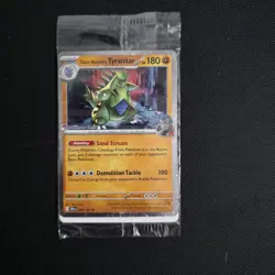 Pokemon Center TCG Team Rocket's Tyranitar Stamped Promo Sealed 098/182 #2 - Image 1