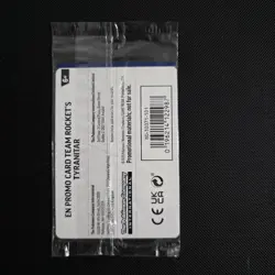 Pokemon Center TCG Team Rocket's Tyranitar Stamped Promo Sealed 098/182 #2 - Image 2