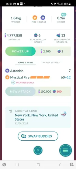 Pokemon Go Ultrabeast Blacephalon ( XXS ) - Image 2
