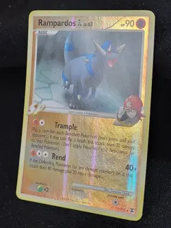 Pokemon TCG Rampardos GL Rising Rivals 11/111 Reverse Holo Rare LP - Image 2