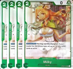 One Piece TCG - 4er Playset - OP08-032 Milky UC/EN/NM - Image 1