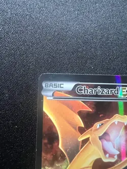 Pokemon TCG Charizard EX Black Star Full Art Holo Promo Card #XY121 Lp - Image 3