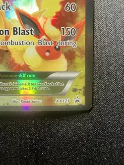 Pokemon TCG Charizard EX Black Star Full Art Holo Promo Card #XY121 Lp - Image 5