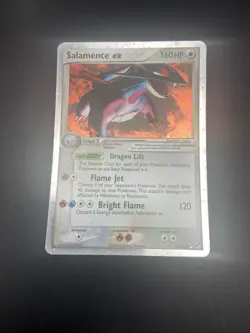 2005 Salamance EX 103/107 Deoxys Holo Rare Pokemon TCG Card - Image 3