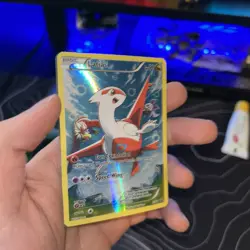 Pokemon TCG Latias XY78 Full Art Black Star Holo Promo Front Good Back Bad HP - Image 5