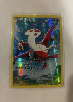 Pokemon TCG Latias XY78 Full Art Black Star Holo Promo Card LP - Image 1