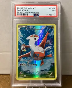 PSA 7 NM * 2015 LATIAS Black Star Promo XY78 Full Art Holo * Pokemon TCG - Image 2