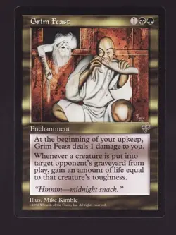 MTG Mirage Grim Feast - Image 1
