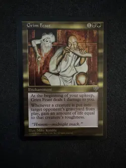 MTG Grim Feast Mirage Regular Rare MTG - Image 1