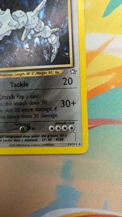 Steelix 15/111 Neo Genesis Set Holo Rare Pokemon - Image 5