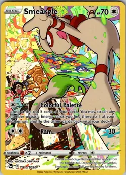 Pokemon | SWSH12: Silver Tempest Trainer Gallery | Smeargle | TG10/TG30 | NM Hol - Image 1