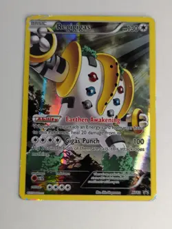 Pokemon TCG 2015 XY Black Star Promo Regigigas Holo Full Art XY82 DM - Image 1
