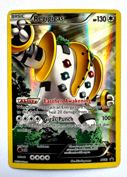 Pokemon TCG Regigigas FULL ART XY82 XY Black Star Promo Holo - Image 1