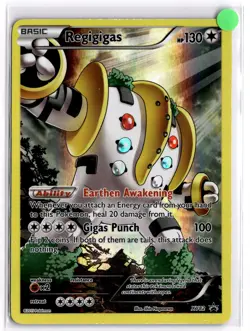 Pokemon TCG Regigigas (Full Art Promo) XY82 Black Star Promo Light Play - Image 1
