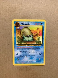 Omanyte 52/62 Fossil Set - Common Pokemon Card - NM/Mint - Image 1