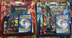 Lot Of 2 - Pokemon TCG Lightning Set 4 Packs + 1 Card Factory Sealed - Image 1