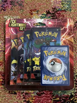 Lot Of 2 - Pokemon TCG Lightning Set 4 Packs + 1 Card Factory Sealed - Image 4