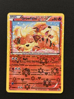 Growlithe - RC4/RC25 - Pokemon Legendary Treasures Radiant Collection - VLP/LP - Image 1