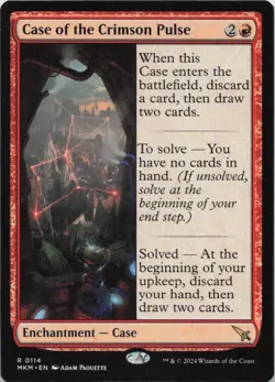 Case of the Crimson Pulse R Murders at Karlov Manor 114 NM MTG - Image 1