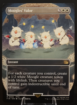 Moogles' Valor 0326 Rare - Magic: The Gathering - Final Fantasy (NM) - Image 1
