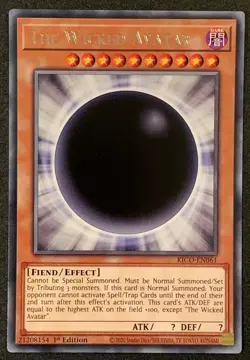 The Wicked Avatar | KICO-EN061 | Rare | 1st Edition | King's Court | YuGiOh TCG - Image 1