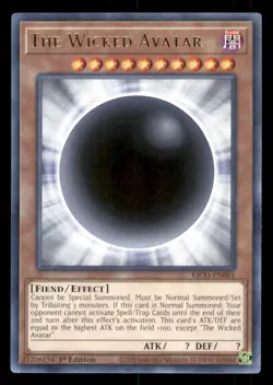 Yugioh The Wicked Avatar #KICO-EN061 King's Court LP - Image 1